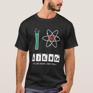 I Love Science Atomic Whirl T-shirt
