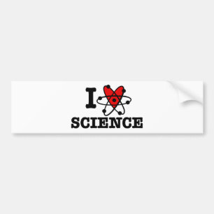 I Love Science Bumpersticker