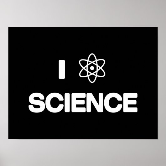 I Love Science Poster (Voorkant)
