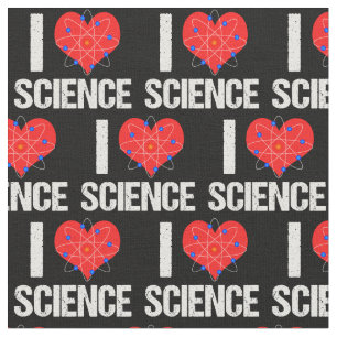 I Love Science Stof