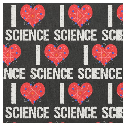 I Love Science Stof (Close Up)