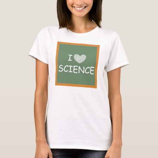 I Love Science T-shirt (Voorkant)