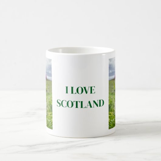 I love Scotland. Coffee mug Koffiemok (Center)