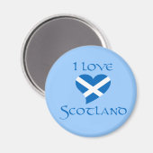 I Love Scotland Fridge Magnet (Recto/Verso)