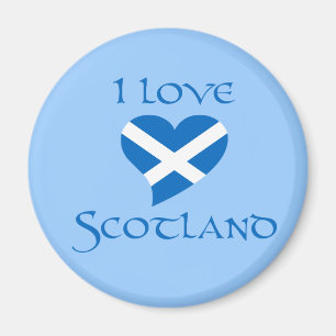 I Love Scotland Fridge Magnet Magneet