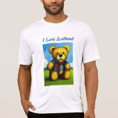 I Love Scotland Teddy Bear T-Shirt (Devant)