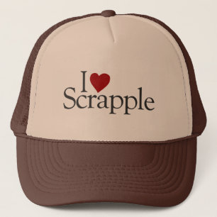 I Love Scrapple Trucker Pet