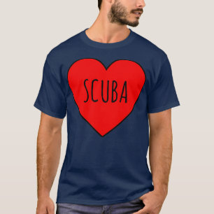 I Love Scuba Heart T-shirt
