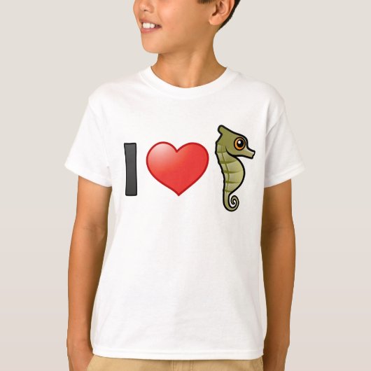 I Love Seapaarden T-shirt (Voorkant)