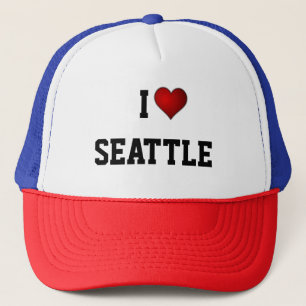 I Love Seattle Trucker Pet