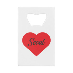 I Love Seoul - Zuid-Korea Kredietkaart Flessenopener