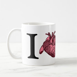 I Love SF met anatomisch correct hart Koffiemok