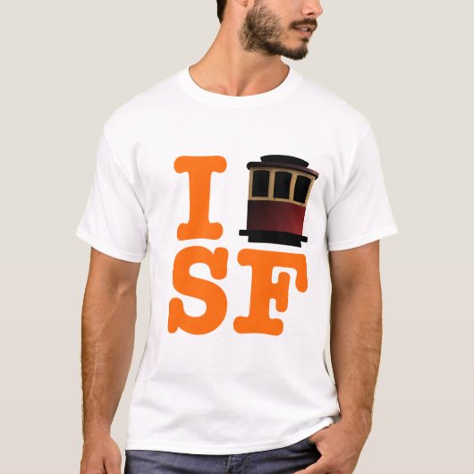 I Love SF T-shirt (Voorkant)