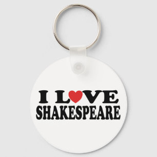 I Love Shakespeare Gift Sleutelhanger