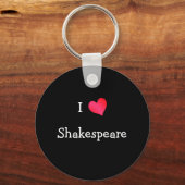 I Love Shakespeare Sleutelhanger (Voorkant)