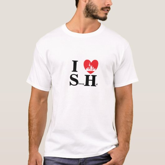 I Love Shanghai Shirt (Voorkant)