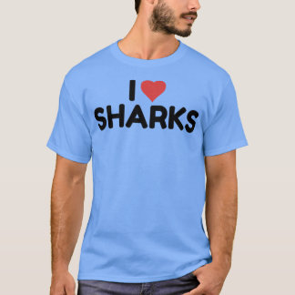 I Love Sharks 395 T-shirt