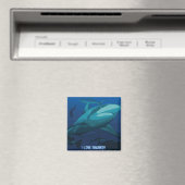 I Love Sharks Magnet Magneet (Insitu (Vaatwasser))
