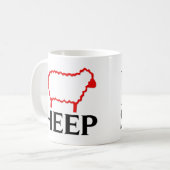 I Love Sheep Koffiemok (Voorkant links)