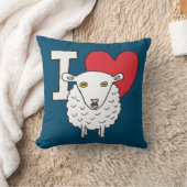 I Love Sheep Kussen (Deken)