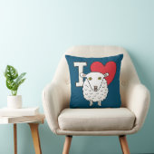 I Love Sheep Kussen (Stoel)
