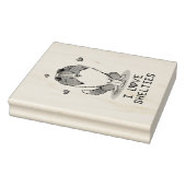 I Love Shelties (sable 2) Shetland Sheepdogs Cute Rubberstempel (Stempel)