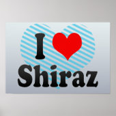 I Love Shiraz, Iran Poster (Voorkant)