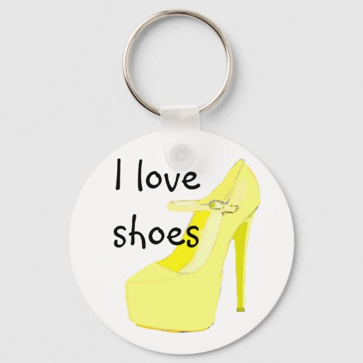 I Love Shoes Sleutelhanger (Voorkant)