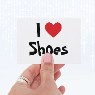 I Love Shoes Visitekaartje