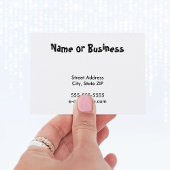 I Love Shoes Visitekaartje