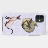 I Love Siamese Cats iPhone Case (Achterkant (horizontaal))