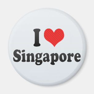 I Love Singapore Magneet
