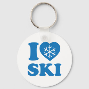 I Love Ski Sleutelhanger