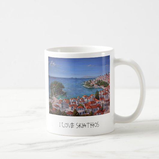 'I LOVE SKIATHOS' mug (Droite)
