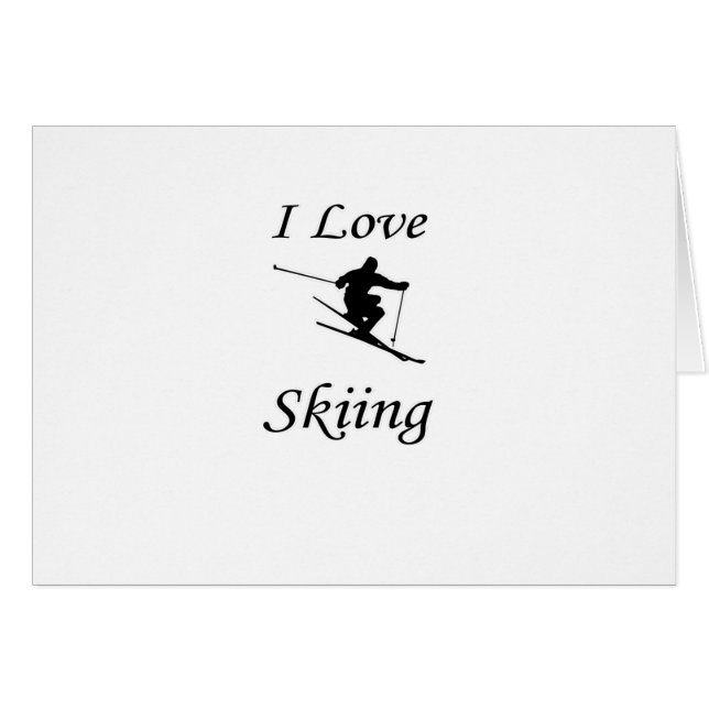 I Love Skiing (Devant horizontal)