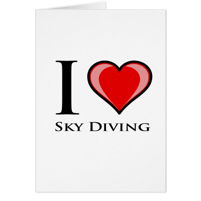 I Love Sky Diving (Voorkant)