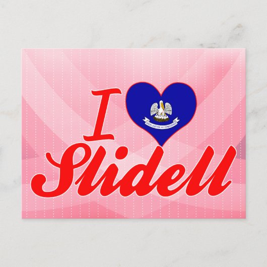 I Love Slidell, Louisiana Briefkaart (Voorkant)