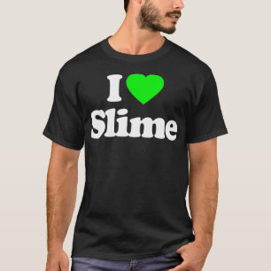 I Love Slime Heart Souvenir Funny  T-shirt