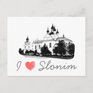 I Love Slonim Belarus Architecture Briefkaart