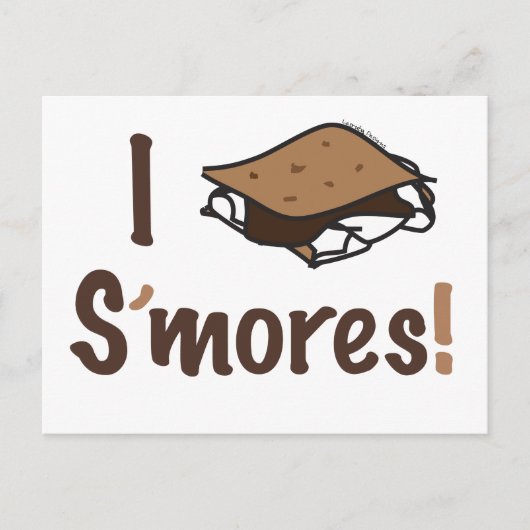 I Love S'mores Briefkaart (Voorkant)