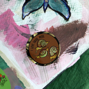 I Love Snagels Mail Classic Round Sticker