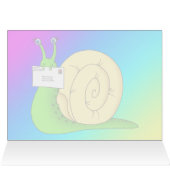 I Love Snail Mail (Gradient) - 5 inch x 7 inch Art (Binnen Horizontaal (Boven))