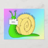 I Love Snail Mail (Gradient) - Briefkaart (Voorkant)