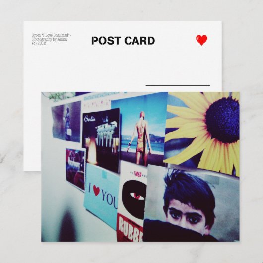 I Love Snailmail - Briefkaarten (Voorkant / Achterkant)