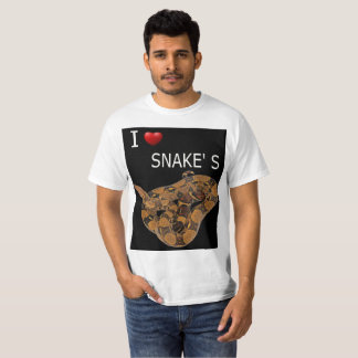 i love snakes t-shirt