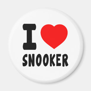I Love Snooker Magneet