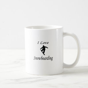I Love Snowboarding Koffiemok