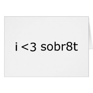 I Love Sobriety