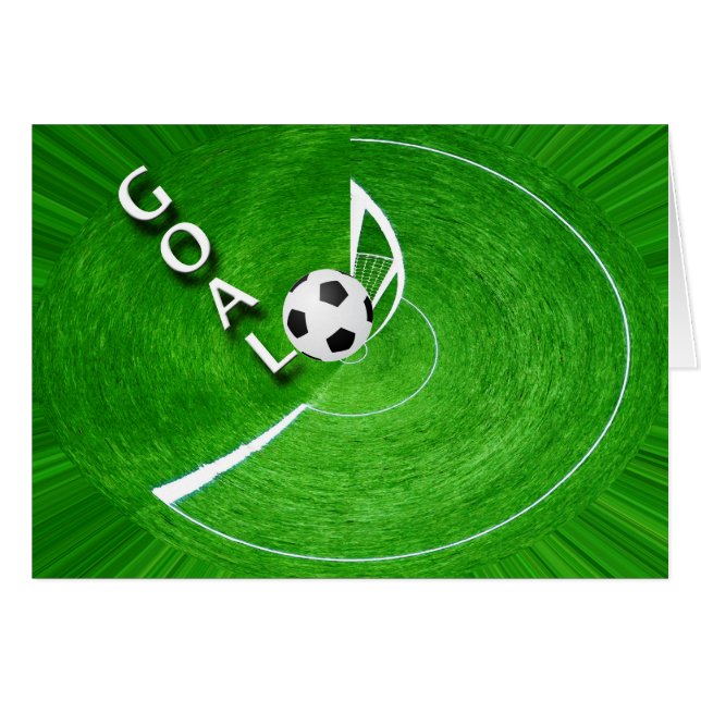 I Love Soccer Blank  (Voorkant Horizontaal)