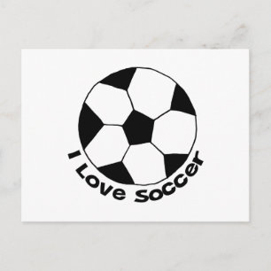 I Love Soccer Briefkaart